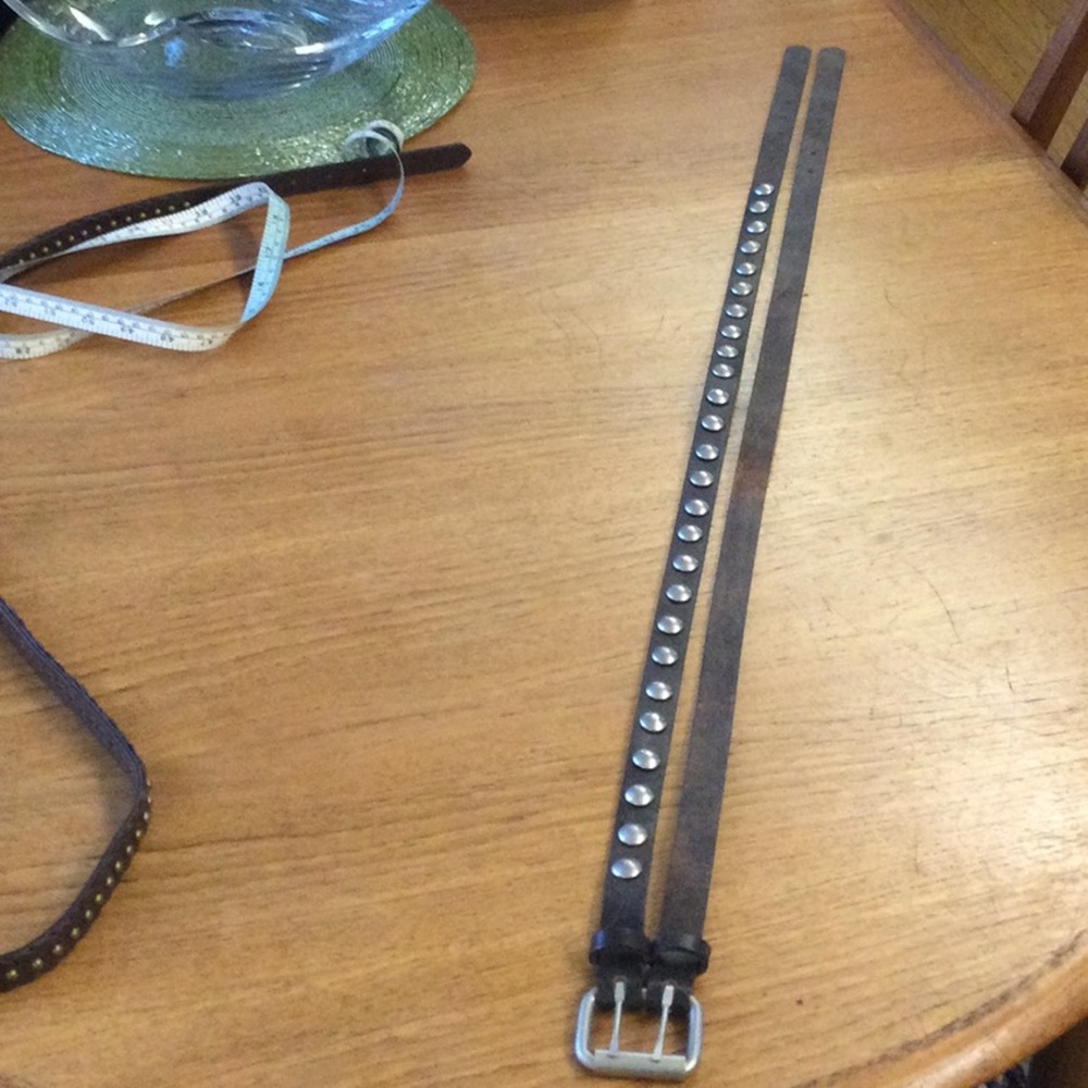 Double Leather belt